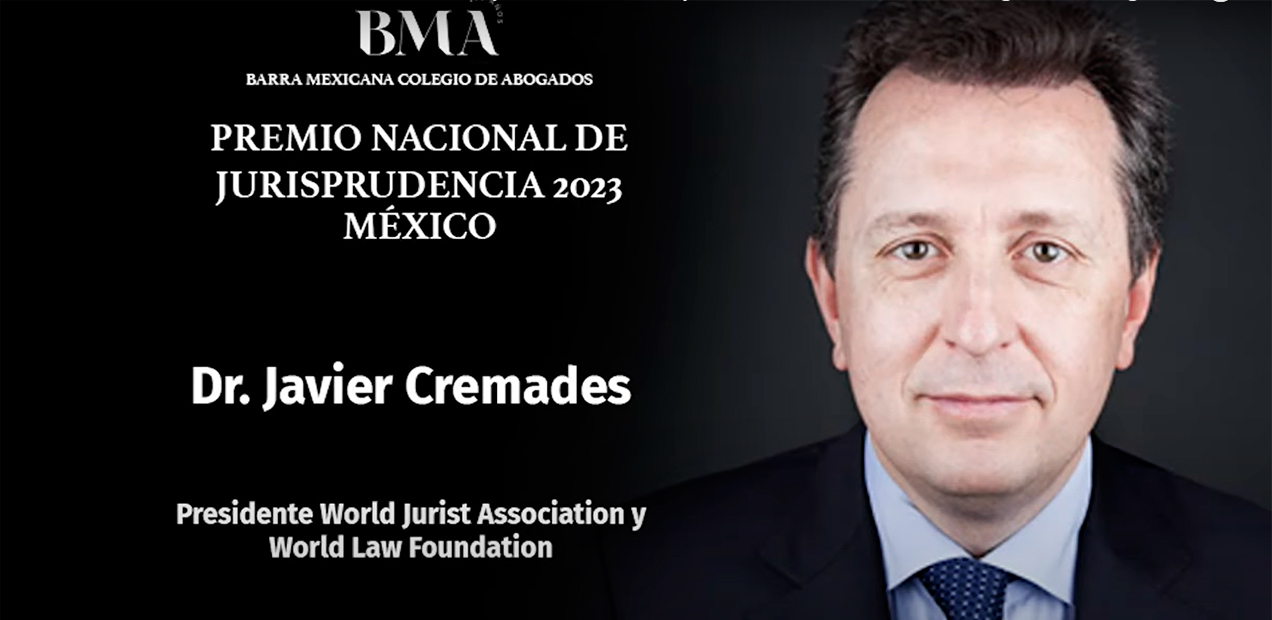 Javier Cremades. Premio Nacional de Jurisprudencia 2023